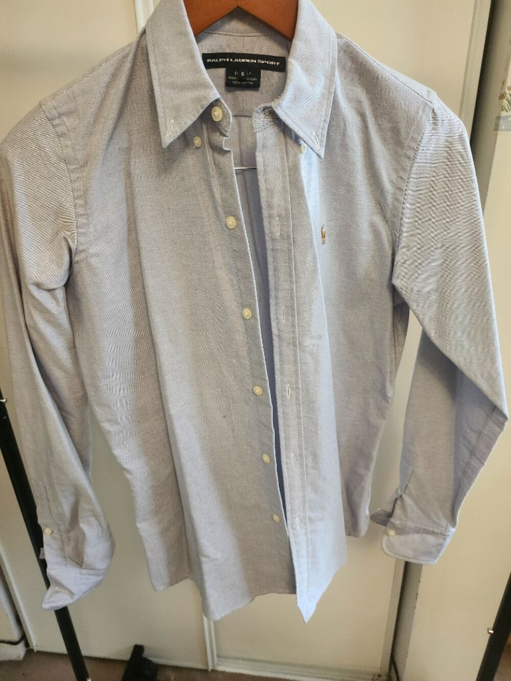 RALPH LAUREN SHIRT LIGHT BLUE  SIZE 6 - Picture 2 of 5